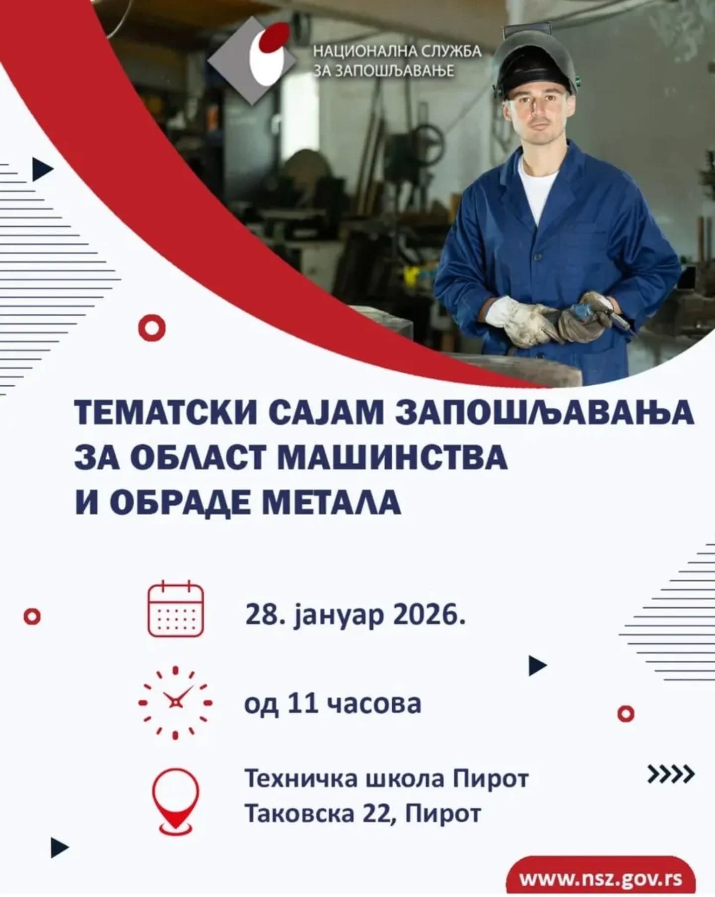 САЈАМ ЗАПОШЉАВАЊА ИЗ ОБЛАСТИ МАШИНСТВА